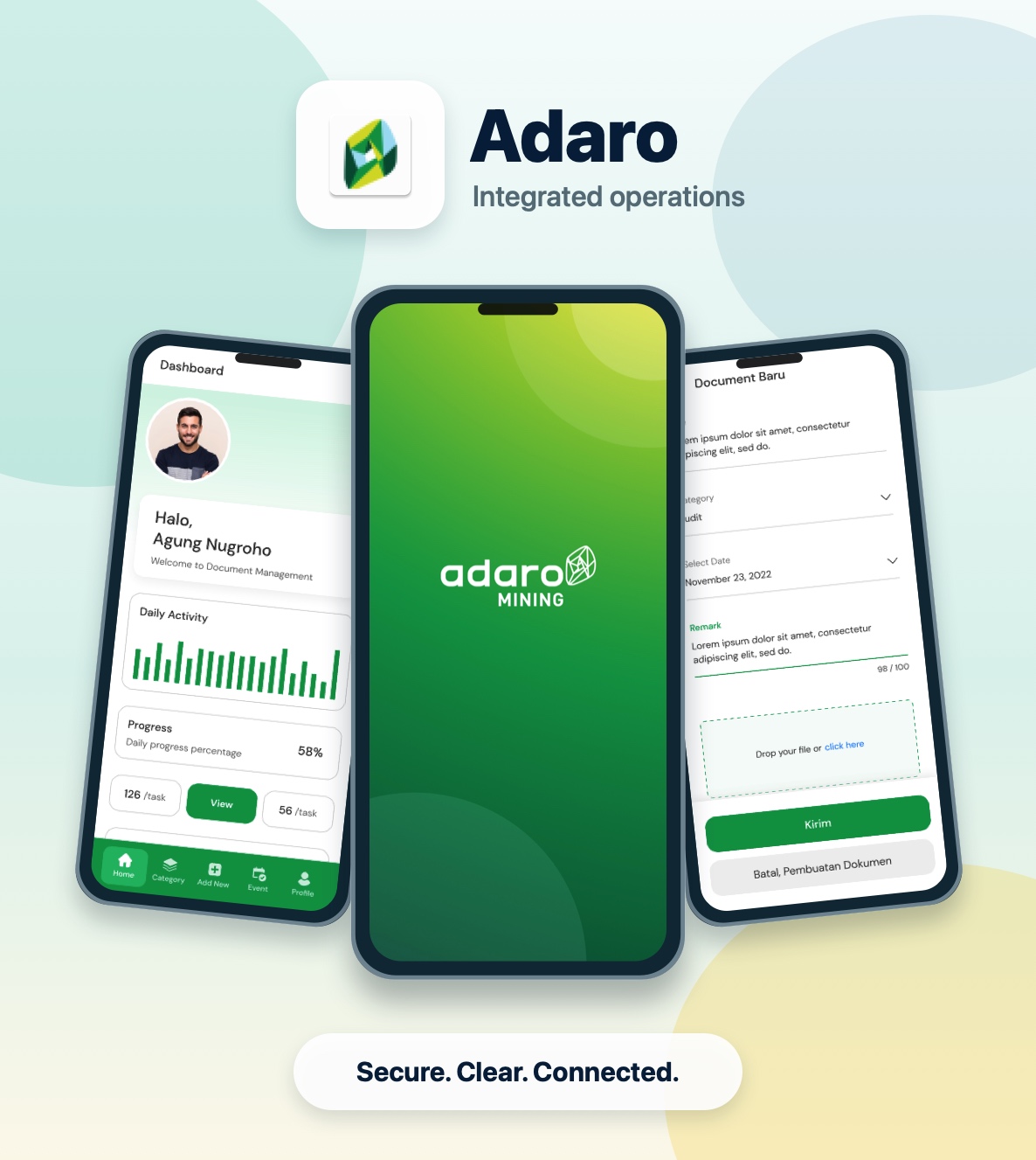 Adaro project screenshot